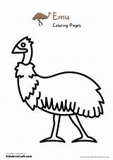 Emu Coloring Pages For Kids – Free Printables  Art & Craft sketch template