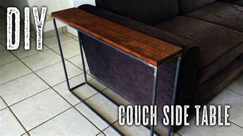 DIY Couch Side Table - YouTube