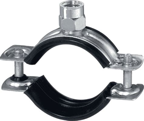 MP-HI Quick-close pipe clamp light-duty (sound insulated) - Pipe clamps ...