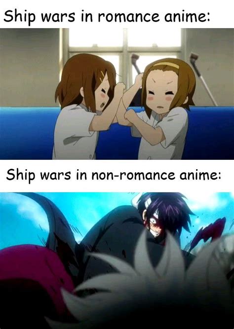 Ship wars | Anime memes otaku, Anime memes, Anime memes funny