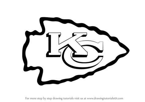 how-to-draw-Kansas-City-Chiefs-Logo-step-0 | Arrowhead Guys