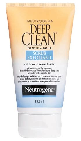 Neutrogena Deep Clean Gentle Scrub ingredients (Explained)