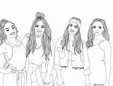 Little Mix Coloring Pages sketch template