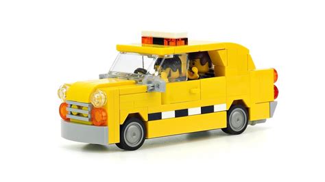 LEGO Old Taxi Cab MOC Building Instructions - YouTube