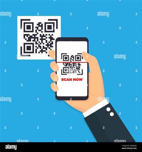 Scan QR code flat icon with phone. Barcode. Vector illustration Stock Vector Image & Art - Alamy