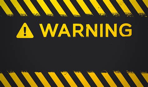 Warning Background Stock Illustration - Download Image Now - iStock