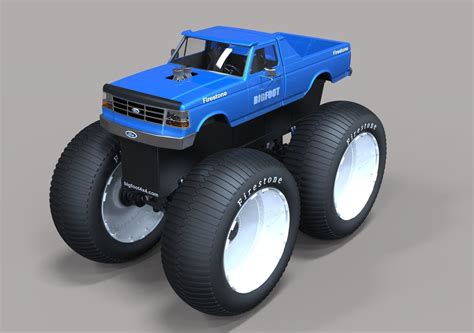 Bigfoot 5 Largest Monster Truck | CGTrader