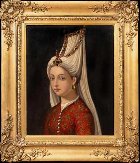 Unknown - Portrait Of Princess Mihrimah Sultan (1522-1578) For Sale at 1stDibs