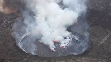 Lava lake at Mount Nyiragongo - Stock Video Clip - K005/6351 - Science ...