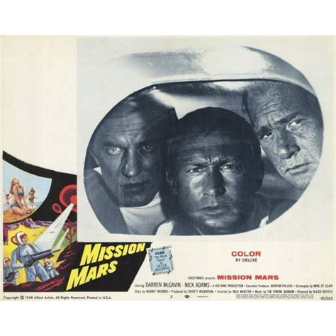 Mission Mars - movie POSTER (Style B) (11" x 14") (1968) - Walmart.com - Walmart.com