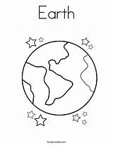 Earth Coloring Page  Twisty Noodle sketch template