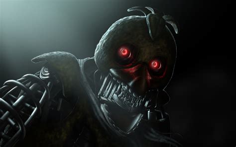 ArtStation - Chica withered animatronic - FNAF fanart