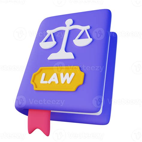 3d Illustration of Law Book 21430118 PNG