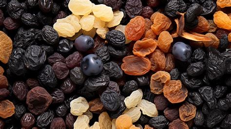 Premium AI Image | collection of different types of dried grapes such ...