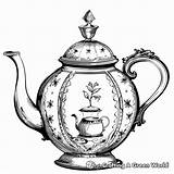 Teapot Coloring Pages  Free & Printable sketch template