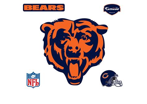 Chicago Bears Logo Wall Decal | Shop Fathead® for Chicago Bears Decor