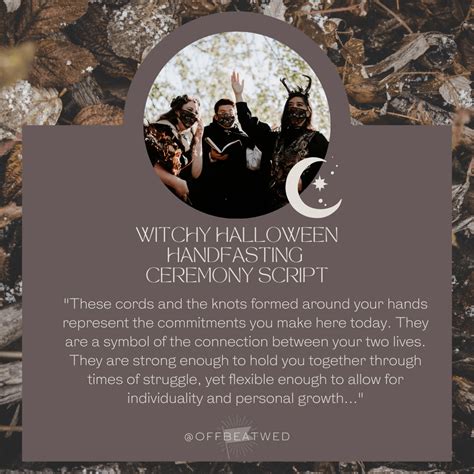 Our Halloween handfasting ceremony script complete with readings ...