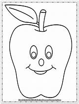 Apple Fruit Coloring Pages Printable  Free Kids sketch template