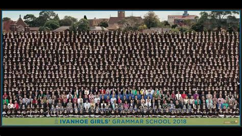 Ivanhoe Girls' Whole School Photo 2018 - DSLR Guru