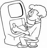 Arcade Coloring Pages At GetColoringscom  Free Printable Colorings sketch template
