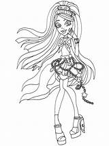 Kiyomi Haunterly Monster High coloring Page  Download Print Or Color sketch template