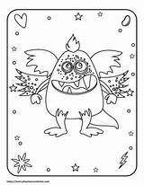 27 Free Monster Coloring Pages For Kids sketch template
