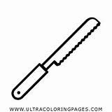 Colorir Cuchillo Pisau Messer Kartun Faca Ausmalbilder Sketch Coloring Page sketch template