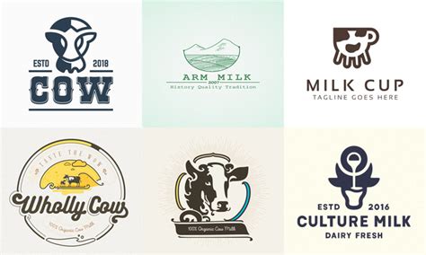 30 Creative Dairy Logo Designs For Inspiration 2019 - A Graphic World