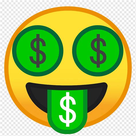 Money, mouth, face, emoji icon, png | PNGWing