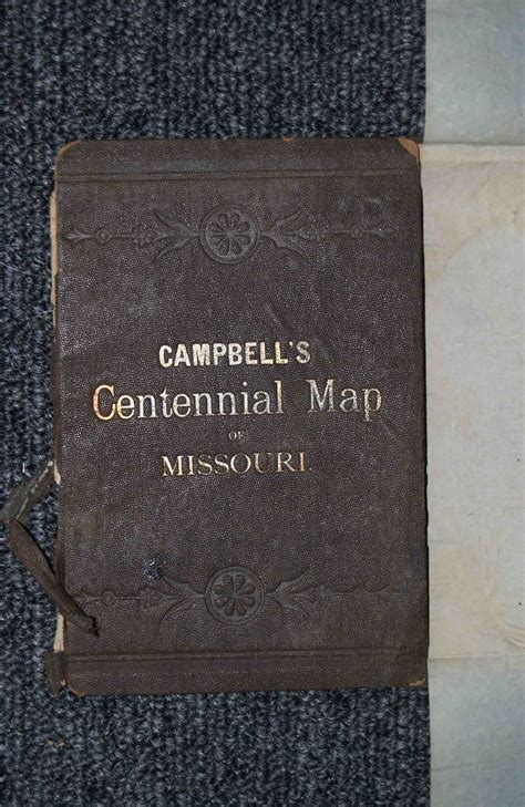 Campbell's Centennial Map of Missouri, Showing Counties, Townships ...