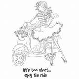 Pin By Darla Stitz On Coloring  Digital stamps Digi Stamp sketch template