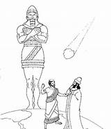 King Nebuchadnezzar Coloring Pages At GetDrawings  Free Download sketch template