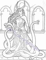 Coloring Pages Demons sketch template