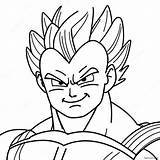 Vegeta Super Saiyan Coloring Page 18131 14771 sketch template