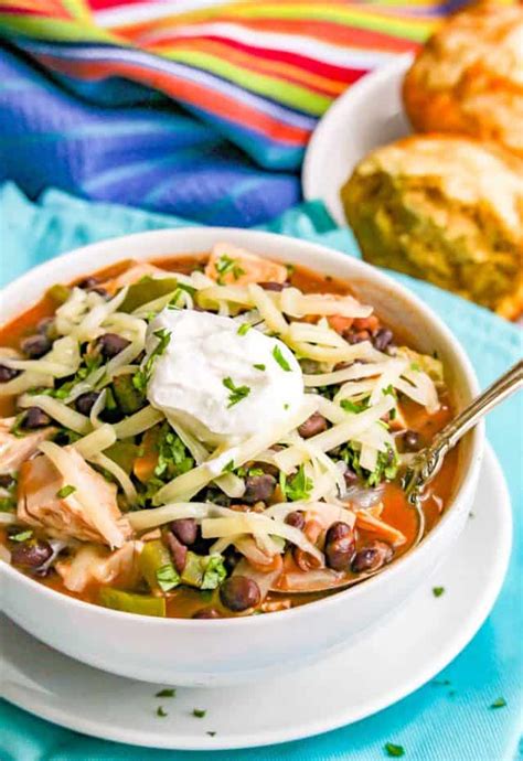 Quick and easy chicken and black bean soup - Family Food on the Table