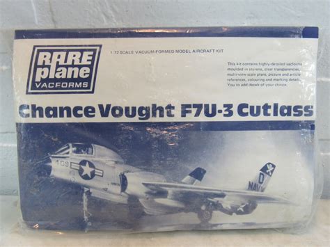 Mavin | RARE PLANE VACFORMS CHANCE VOUGHT F7U-3 CUTLASS MODEL KIT VACUFORM