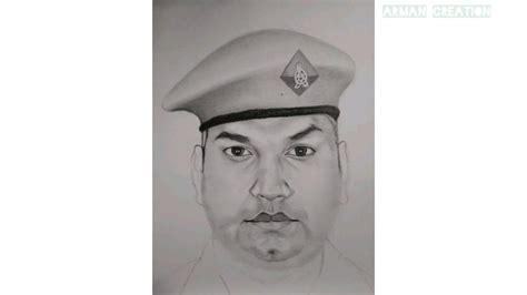 Army Man Pencil Art - YouTube