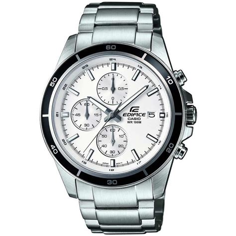 Casio Edifice Men's Stainless Steel Chronograph Watch EFR-526D-7AVUEF | Francis & Gaye Jewellers