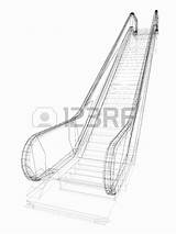 Escalator Coloring Pages sketch template