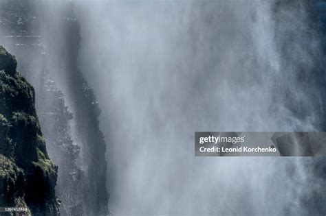 Waterfall On Genesee River In Letchworth State Park Ny High-Res Stock ...