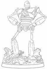 Iron Giant Coloring Pages  Free Printable Coloring For Kids sketch template