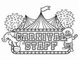 Free Printable Circus Coloring Pages sketch template