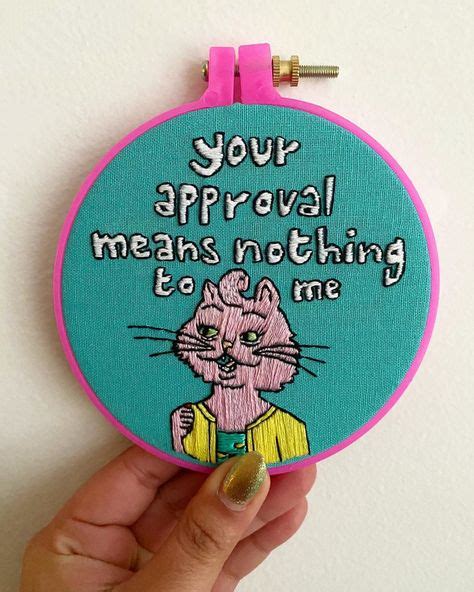 20 Best Embroidered Quotes & Slogans images in 2020 | Embroidered, Embroidery art, Contemporary ...