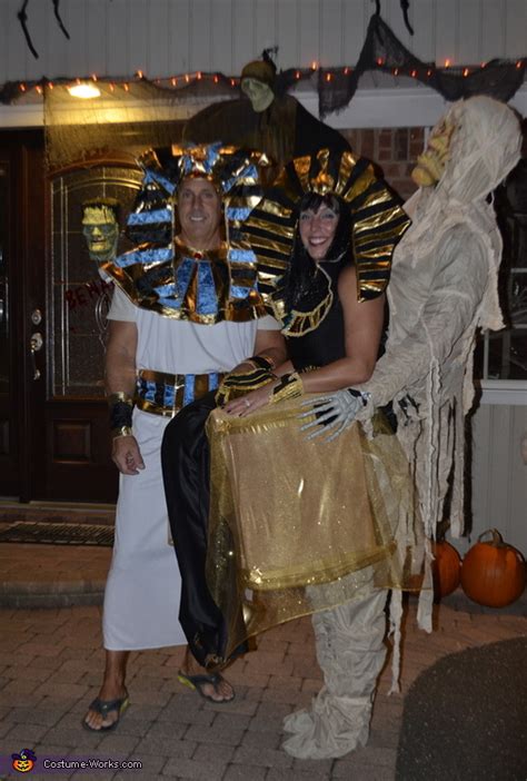 Cleopatra and Her Mummy Illusion Halloween Costume | Coolest DIY Costumes