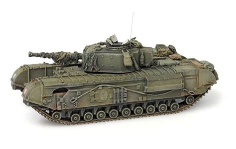 Churchill Tank mk VII, 1:87 resin ready made, painted - Artitecshop