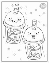 Kawaii Coloring Pages Printable sketch template