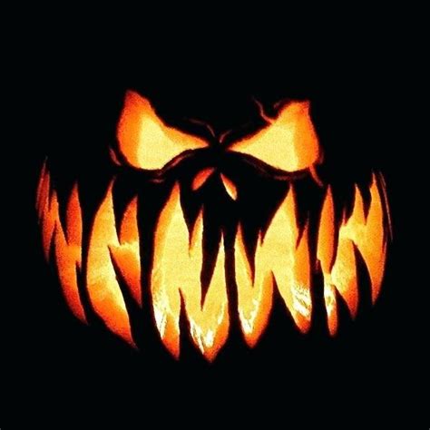 Printable Scary Pumpkin Carving Templates