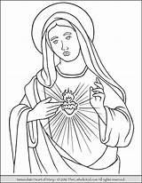 Virgin Mary Coloring Pages sketch template