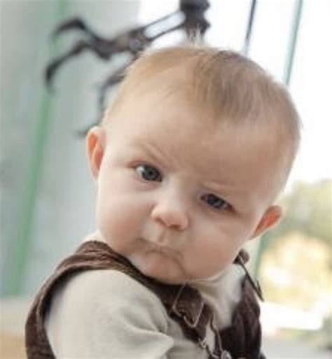 Incredulous Baby Blank Template - Imgflip