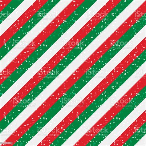 Christmas Diagonal Striped Red And Green Lines With Snow Texture Stock Illustration - Download ...